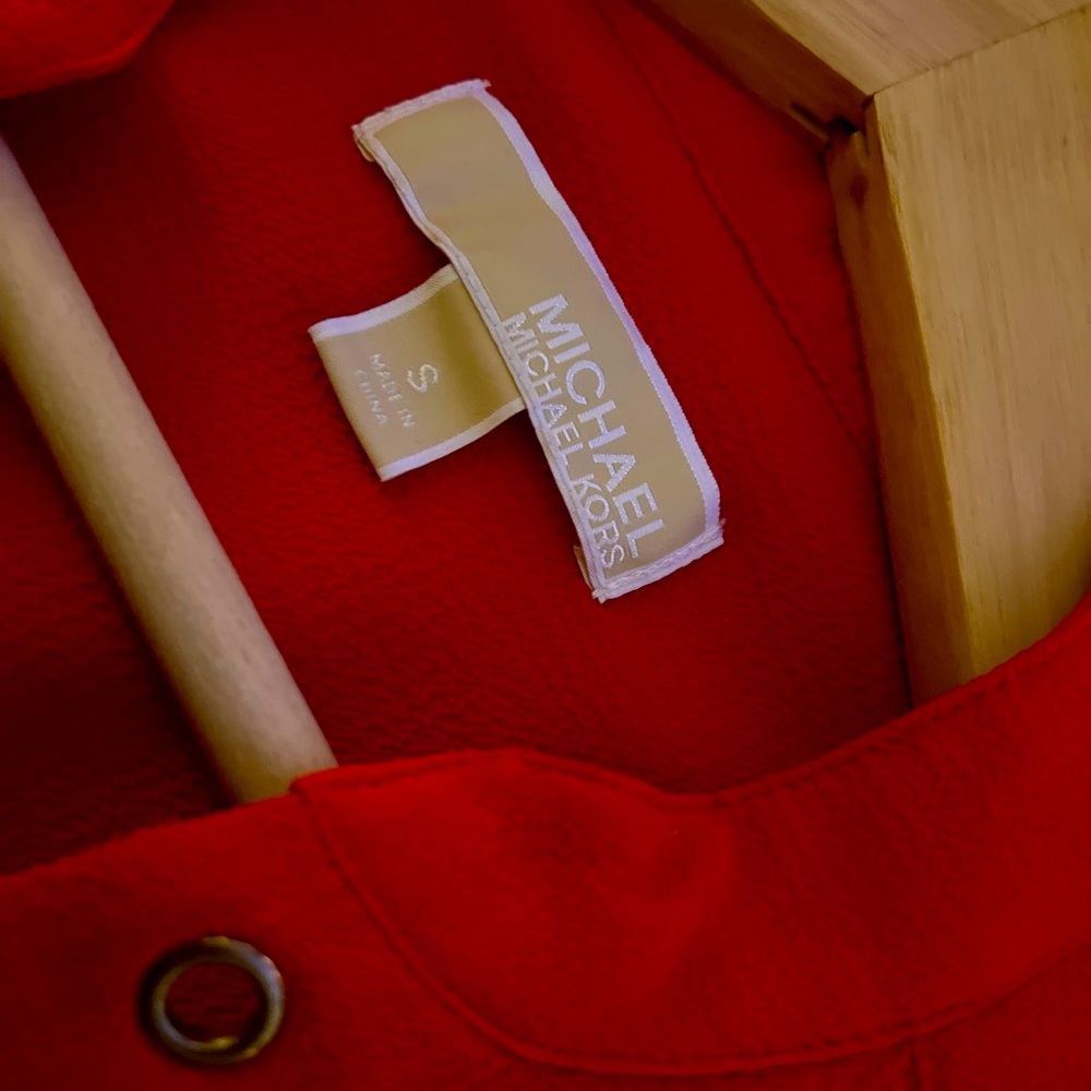 MICHAEL KORS Red Business Buttoned Shirt